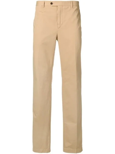 Hackett Slim Fit Chinos In Neutrals