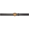 Dolce & Gabbana Dolce And Gabbana Black Devotion Belt In 80999 Nero