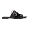 3.1 Phillip Lim Women's Alix Flat Leather Sandals In Ba001 Black