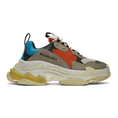 Balenciaga 多色 Triple S 运动鞋 In Multicolor