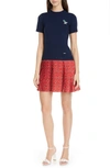 Ted Baker Colour By Numbers Gememma Layered-look Dress In Navy
