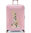 TED BAKER LARGE ELEGANT PRINT 32-INCH HARD SHELL SPINNER SUITCASE,TBW0101-034