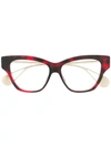 GUCCI CAT EYE FRAME GLASSES