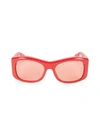 BALENCIAGA 59MM Acetate Modified Square Sunglasses