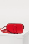 Marc Jacobs Snapshot Dual-tone Leather Crossbody Camera Bag In Poppy Red Multi
