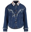 ALANUI CROPPED DENIM JACKET,LWYE001R19023022/9388