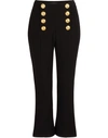 BALMAIN HIGH WAIST PANTS,RF15000207D 0PA