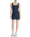 Tiger Mist Danni Sleeveless Denim Mini Dress In Denim