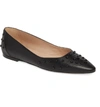 TOD'S GOMMINI STUDDED BALLET FLAT,XXW22B0AB10HR0B999