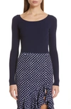 MICHAEL KORS RIB KNIT TOP,604AKM960