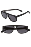 GIVENCHY 55MM FLAT TOP SUNGLASSES,GV7125S
