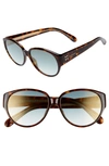 GIVENCHY 57mm Round Sunglasses,GV7122S
