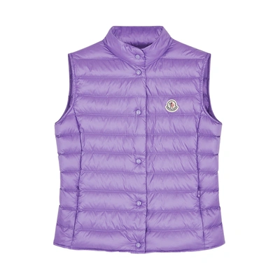 Moncler Liane Violet Quilted Shell Gilet