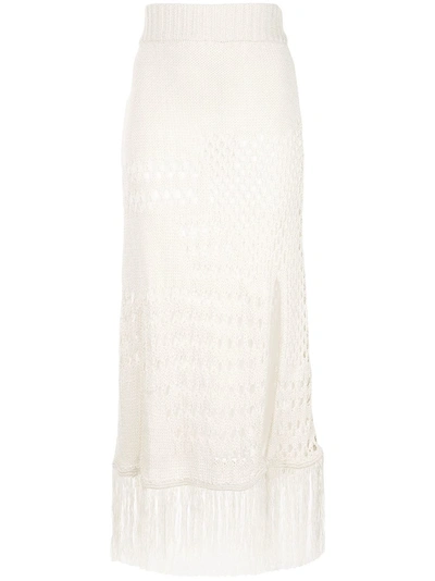 Altuzarra ‘benedetta' Knit Skirt In Neutrals