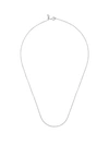 Maria Black Chain 50 Necklace In Silver