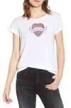 ZADIG & VOLTAIRE ART IS TRUTH EMBELLISHED TEE,SHTS1823F
