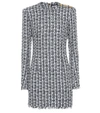 BALMAIN TWEED MINIDRESS,P00352347