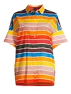 ESCADA Nelluni Multicolor Stripe Tunic Shirt