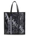 BALENCIAGA BALENCIAGA BAZAR GRAFFITI M SHOPPER TOTE BAG