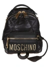 MOSCHINO SMALL QUILTED BACKPACK,10827808