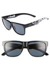 SMITH LOWDOWN 2 55MM CHROMAPOP(TM) SQUARE SUNGLASSES,LD2CMBOCN