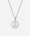 Dinny Hall 14ct White Gold Shuga Pearl And Diamond Pendant Necklace In White Gold