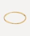DINNY HALL GOLD PLATED VERMEIL SILVER TWIST BANGLE,000616587