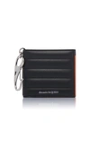 ALEXANDER MCQUEEN QUILTED LEATHER WALLET,5486701A75N