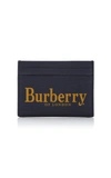 BURBERRY PRINTED TEXTURED-LEATHER CARDHOLDER,8005984MO
