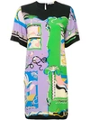 EMILIO PUCCI LA VILLA PRINT SILK MINI DRESS