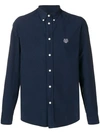 KENZO KENZO MINI TIGER BUTTON DOWN SHIRT - 蓝色