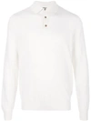 ERMENEGILDO ZEGNA ERMENEGILDO ZEGNA SLIM-FIT POLO SHIRT - 白色