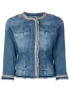 Liu •jo Blue Denim Jacket In Blue