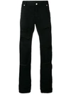 Balmain Distressed Jeans In Black