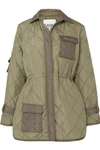 GANNI QUILTED SHELL JACKET
