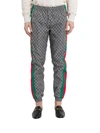 GUCCI OVERSIZE GG NYLON JOGGING PANT GREY,10828682