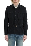 SAINT LAURENT DENIM SAFARI JACKET,10828576