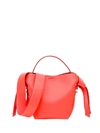 Acne Studios Musubi Leather Mini Bag - Coral In Rosso