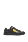 Fendi Monster Eyes Sneakers In Black