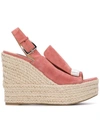 SERGIO ROSSI SR1 WEDGE ESPADRILLES