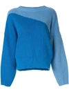 ANNA OCTOBER COLOUR BLOCK JUMPER