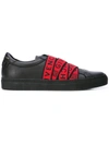 GIVENCHY GIVENCHY INTERWEAVING 4G LOGO TAPE SNEAKERS - BLACK