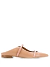 Malone Souliers Maureen Double-strap Ballerina Shoes In Neutrals