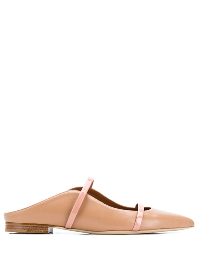 Malone Souliers Maureen Strappy Ballerinas In Nude