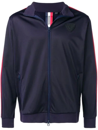 Rossignol Logo Patch Jacket In Blue