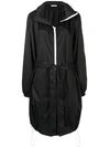GIVENCHY GIVENCHY MID-LENGTH BELTED RAINCOAT - 黑色