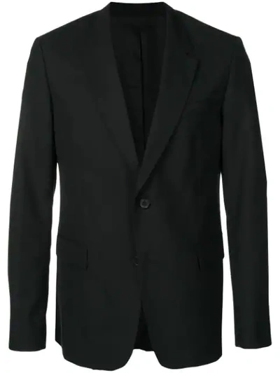 Ami Alexandre Mattiussi Two Buttons Lined Jacket In Black