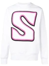 SSS WORLD CORP LOGO PRINT SWEATSHIRT