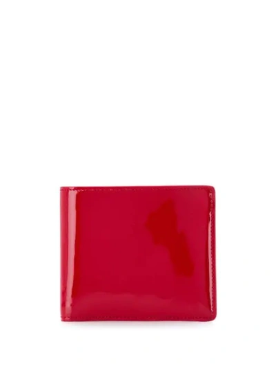 Maison Margiela Number Logo Patch Wallet - 红色 In Red