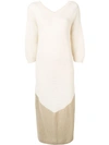 LORENA ANTONIAZZI LONG KNITTED DRESS